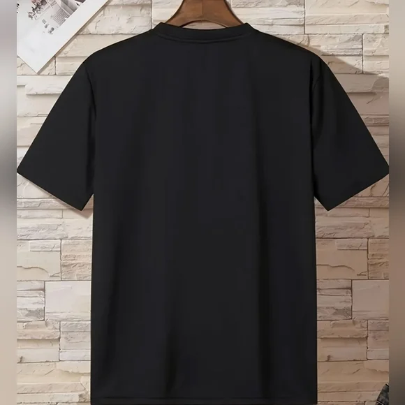 Womens Black / White "Half Hood, Half Holy" Short Sleeve T-shirt - Picture 5 of 5